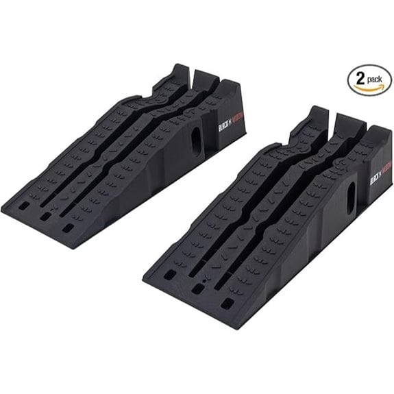 Black Widow Car Ramps for Oil Change 8,000 lb Capacity