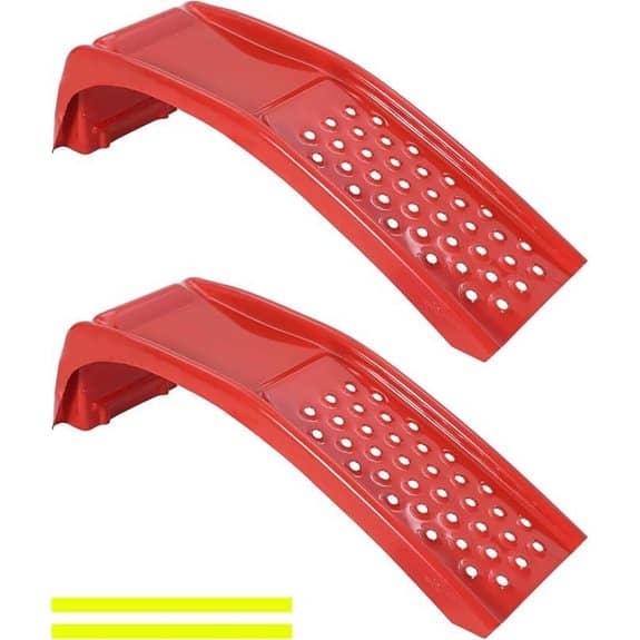 Garvee 8-Inch Heavy Duty Steel Car Ramps (2 Pack)
