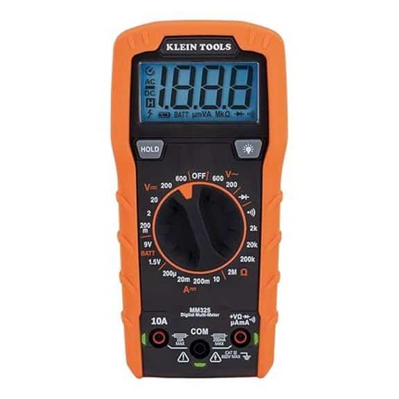 Klein MM325 Digital Multimeter for Voltage & Continuity