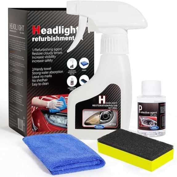 Car Headlight Restoration Kit (4-5 Treatments)