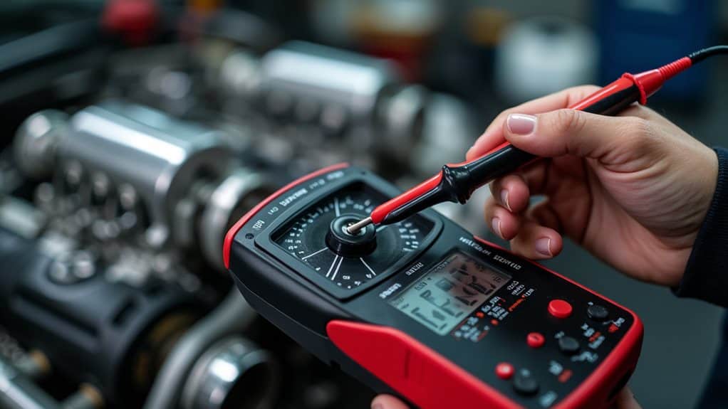 prepare multimeter for testing