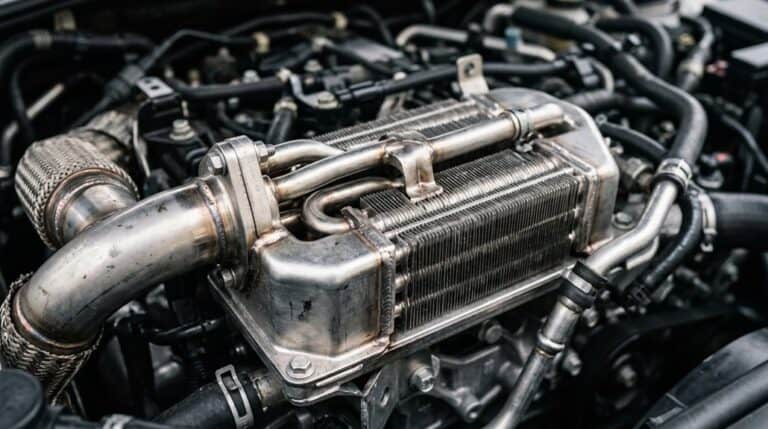 reduces exhaust gas temperature