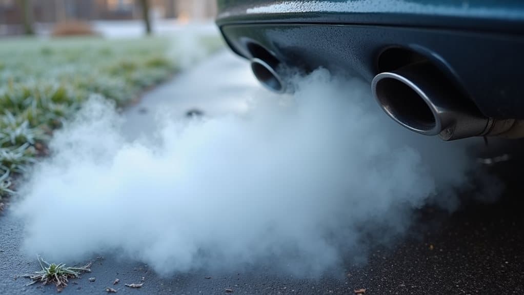 seek mechanic for white smoke