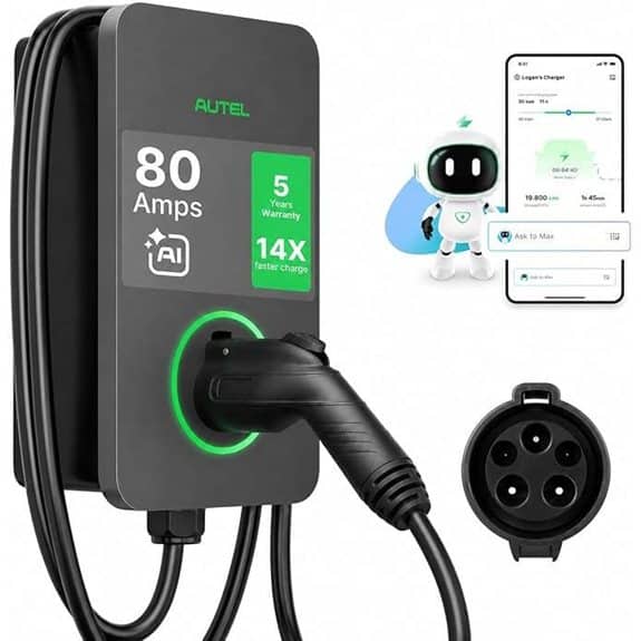 Autel MaxiCharger Level 2 EV Charger with Cloud AI