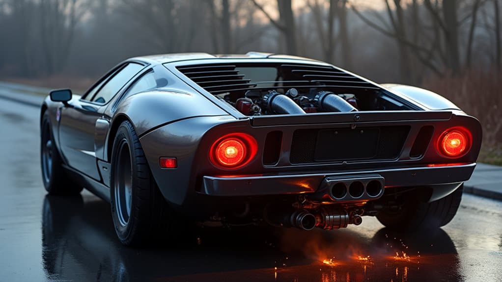 unburned fuel ignites loudly
