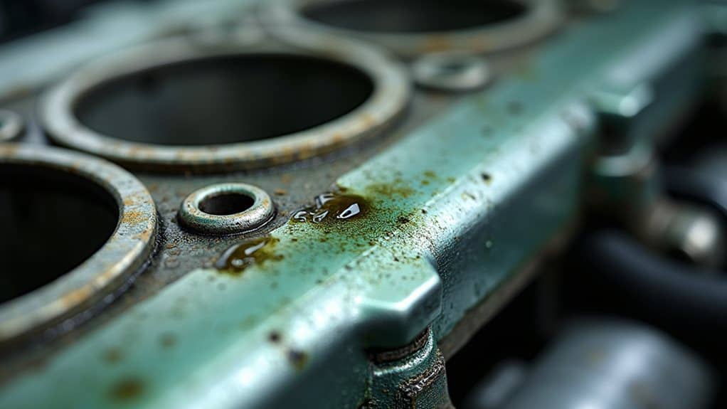 visual signs of gasket failure